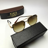 عینک آفتابی مردانه کروم هارتز Chrome hearts مدل 2476601 فلزی + پک هدیه لوازم جانبی