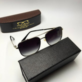 عینک آفتابی مردانه کروم هارتز Chrome hearts مدل 2476601 فلزی + پک هدیه لوازم جانبی