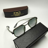 عینک آفتابی مردانه ریبن فراری Ray ban Ferrari مدل 259401 پلاریزه فلزی + پک هدیه لوازم جانبی