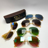 عینک آفتابی ریبن Ray ban مدل 3025 خلبانی عدسی شیشه رنگی