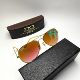 عینک آفتابی ریبن Ray ban مدل 3025 خلبانی عدسی شیشه رنگی