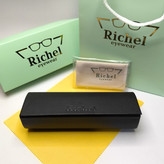 عینک طبی ریچل Richel مدل 92399 اورجینال دسته سیم کائوچو اسیتیت به همراه پک هدیه