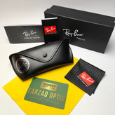 عینک آفتابی ریبن ویفری Ray ban مدل ۵۴ شیشه پلاریزه کائوچو اسیتیت دسته سیم به همراه پک اورجینال