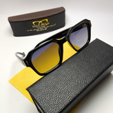 عینک آفتابی مردانه پلاریزه موسکات Moscot مدل 1203 مستر دسته سیم کائوچو اسیتیت پلاریزه به همراه پک لوازم جانبی