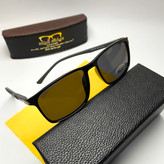 عینک آفتابی مردانه پرسل Persol مدل 807603 پلاریزه کائوچو پایه فلزی + پک هدیه لوازم جانبی