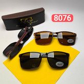 عینک آفتابی مردانه پرسل Persol مدل 807603 پلاریزه کائوچو پایه فلزی + پک هدیه لوازم جانبی