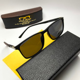 عینک آفتابی مردانه پرسل Persol مدل 807603 پلاریزه کائوچو پایه فلزی + پک هدیه لوازم جانبی