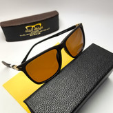 عینک آفتابی مردانه پرسل Persol مدل 2410903 پلاریزه کائوچو پایه فلزی + پک هدیه لوازم جانبی