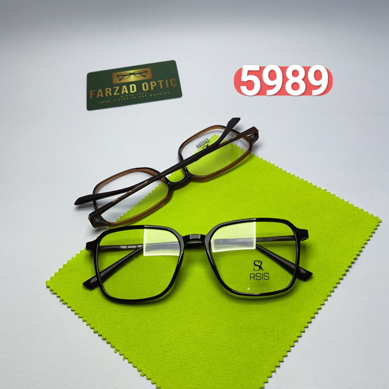 عینک طبی رسیس Rsis مدل 598903 کائوچو TR90 دسته فلز