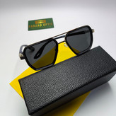عینک آفتابی ریبن فراری Ray ban Ferrari مدل 900703 پلاریزه فلزی مردانه + پک هدیه لوازم جانبی