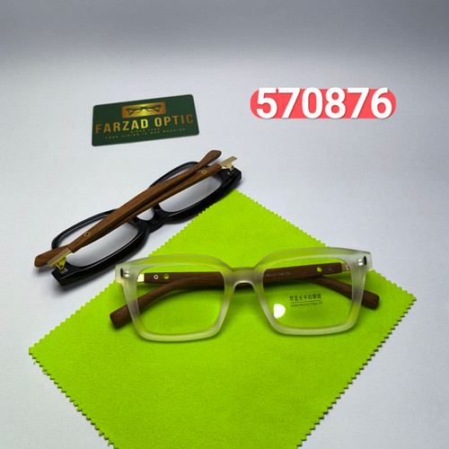 عینک طبی بلوکات مدل 57087603 کائوچو دسته طرح چوب