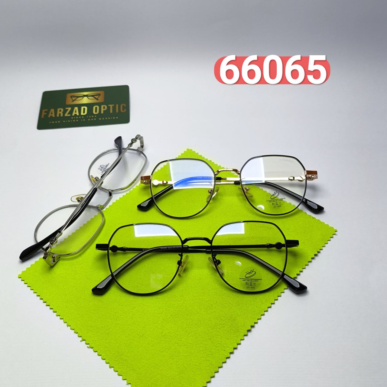 عینک طبی بلوکات شنل Chanel مدل 6606503 فلزی سبک