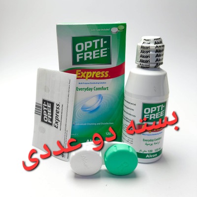دو عدد مایع لنز
