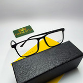 عینک طبی کاور دار ریبن Ray ban مدل 12145 کائوچو TR90 سبک پلاریزه به همراه کیس