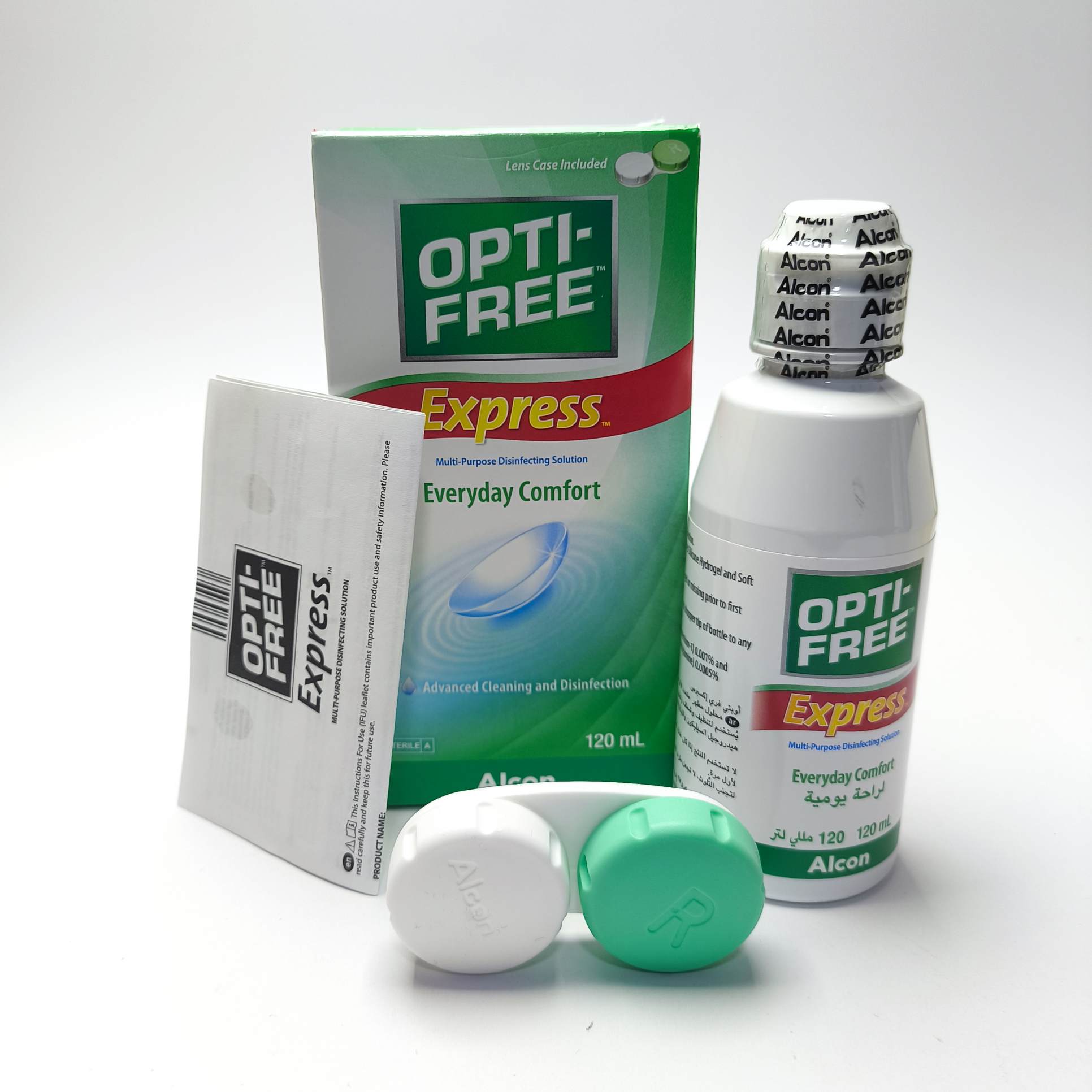 مایع لنز اپتی فری Opti free سایز 120 میل