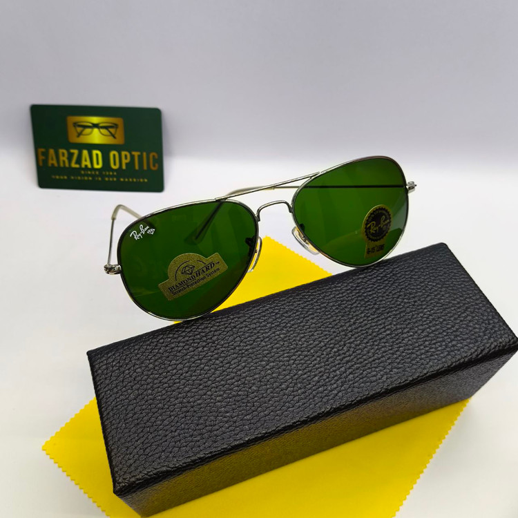 عینک آفتابی ریبن Ray ban مدل 3025 خلبانی عدسی شیشه