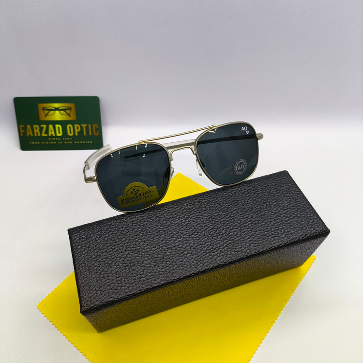 عینک آفتابی AO آمریکن اپتیکال American Optical مدل 5203 عدسی شیشه سایز کوچیک