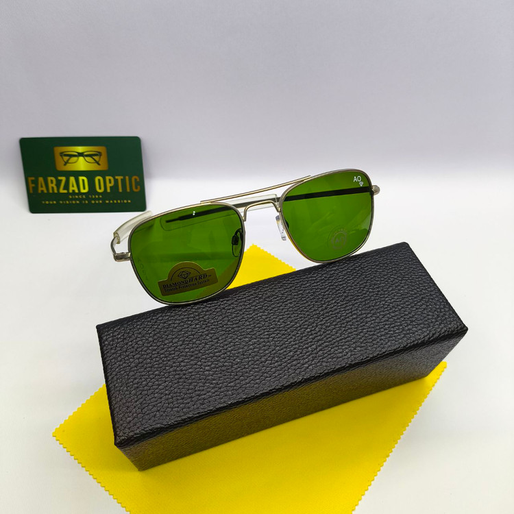 عینک آفتابی AO آمریکن اپتیکال American Optical مدل 5203 عدسی شیشه سایز کوچیک
