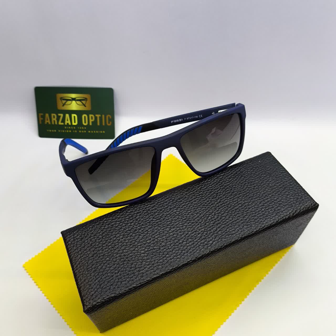 عینک آفتابی پورش Porsche Design مدل 8651 | پلاریزه Polarized UV400 | کائوچوTR90