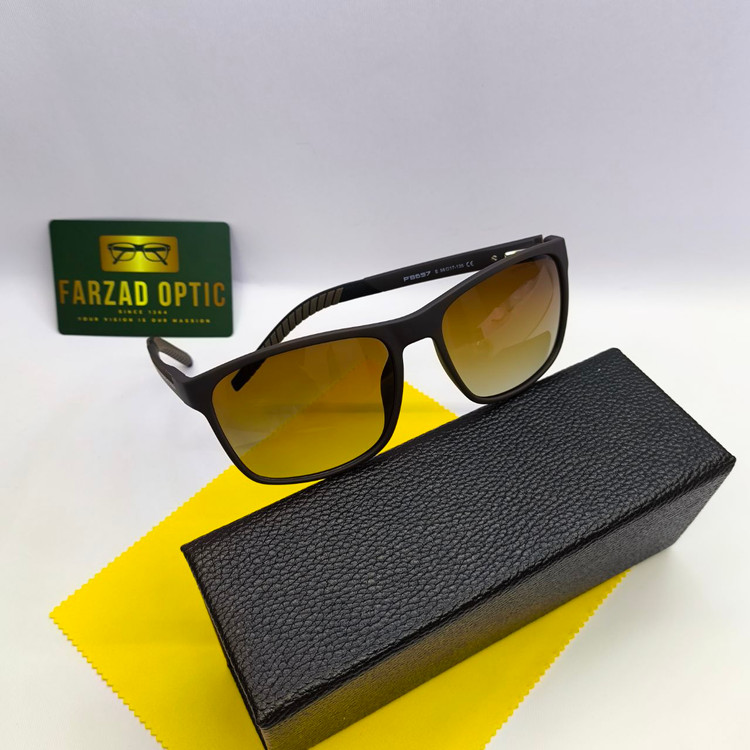 عینک آفتابی پورش Porsche Design مدل 8657 | پلاریزه Polarized UV400 | کائوچوTR90