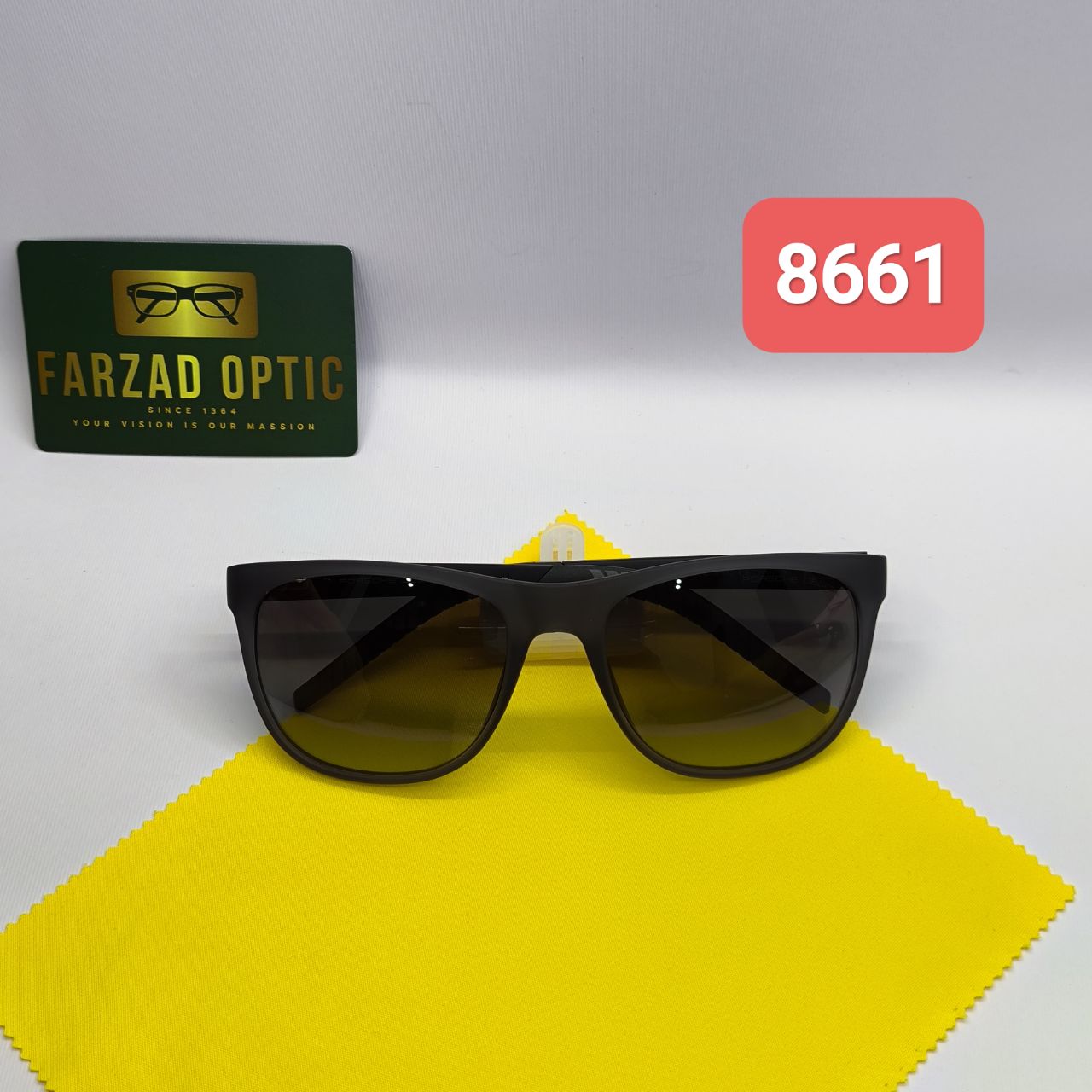 عینک آفتابی پورش Porsche Design مدل 8661 | پلاریزه Polarized UV400 | کائوچوTR90