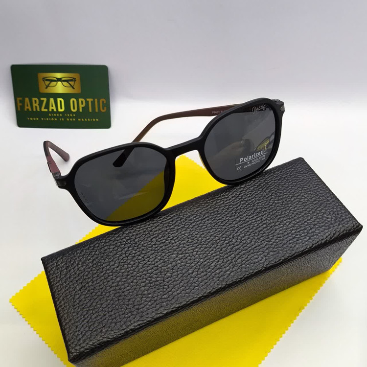 عینک آفتابی پرسل Persol مدل 8002 کائوچو TR90 پلاریزه uv400 پایه فلزی فنر