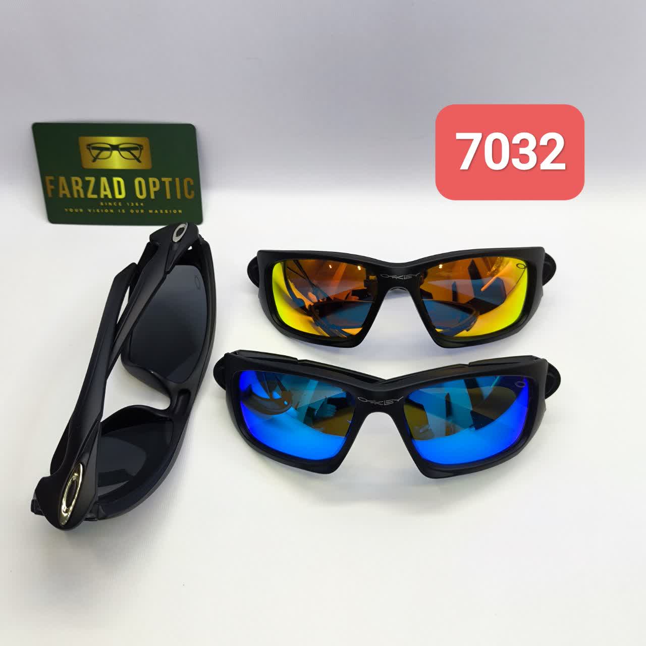 عینک آفتابی اسپرت ورزشی اکلی Oakley مدل 7032  بیس دار UV400