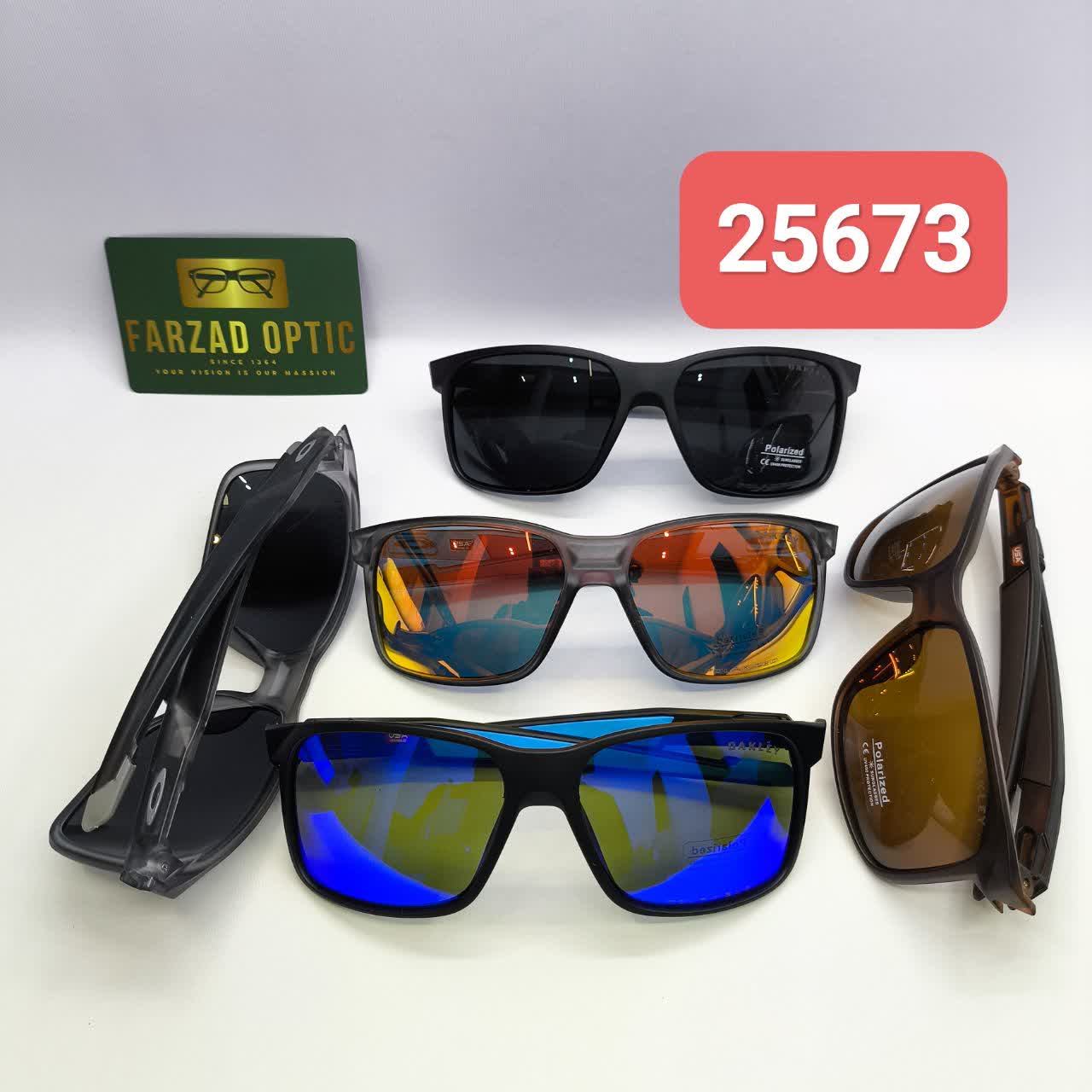 عینک آفتابی اسپرت ورزشی اکلی Oakley مدل 25673 بیس دار UV400