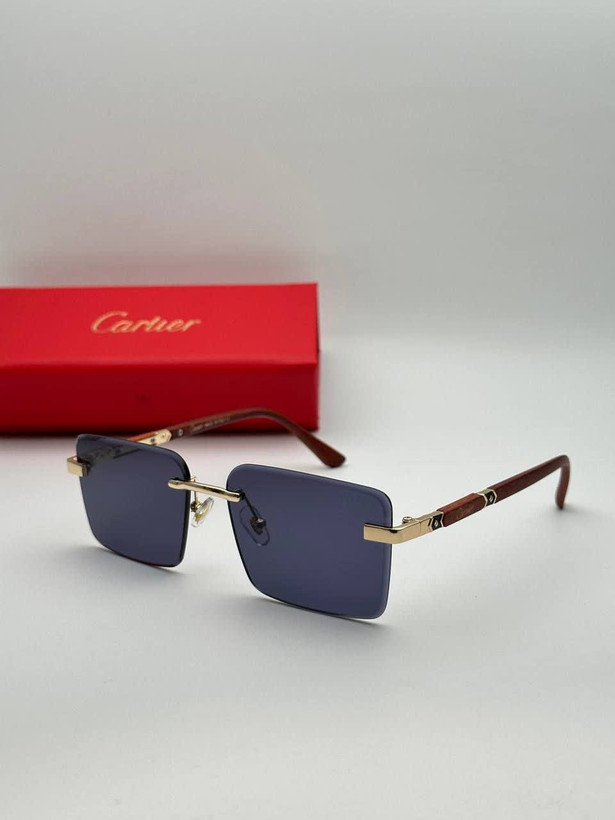 عینک آفتابی کارتیر Cartier مدل 2264 فلزی بدونه فریم فانتزی فشن