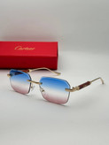 عینک آفتابی کارتیر Cartier مدل 2286 فلزی بدونه فریم فانتزی فشن