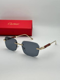 عینک آفتابی کارتیر Cartier مدل 2286 فلزی بدونه فریم فانتزی فشن