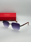 عینک آفتابی کارتیر Cartier مدل 2264 فلزی بدونه فریم فانتزی فشن
