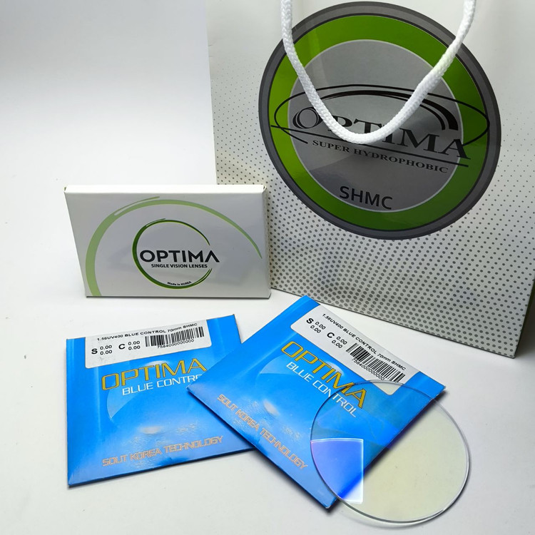 عدسی عینک بلوکنترل 1.56 اپتیما Optima blue control