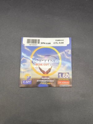 عدسی عینک بلوکات 1.60 اپتیما Optima blue cut
