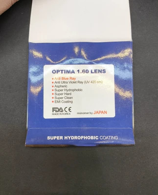 عدسی عینک بلوکات 1.60 اپتیما Optima blue cut