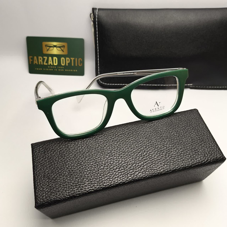 عینک پنج کاوره اونتو Avento مدل 9905 عینک طبی کاوردار کائوچو TR90 سبک پلاریزه دسته سیم به همراه کیس
